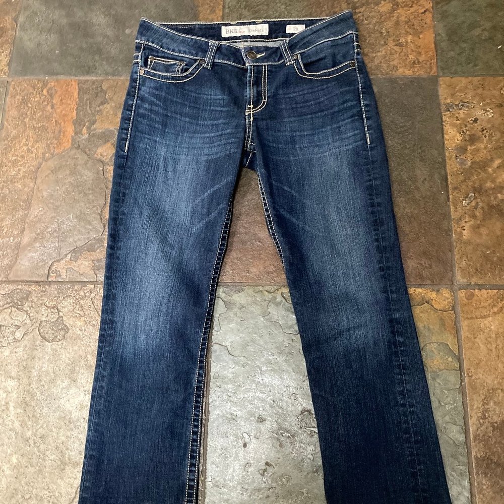 BKE BUCKLE DAKOTA  29 x 27" Dark Stretch Jeans